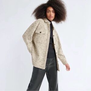 Aritzia Babaton Joan oversized shirt jacket